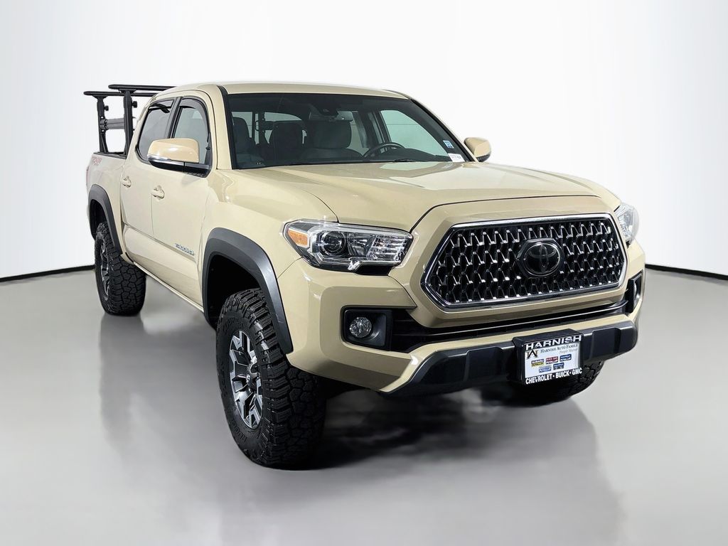 Sand 2019 Toyota Tacoma Pickup Truck Four-Wheel Drive 6-Speed Automatic