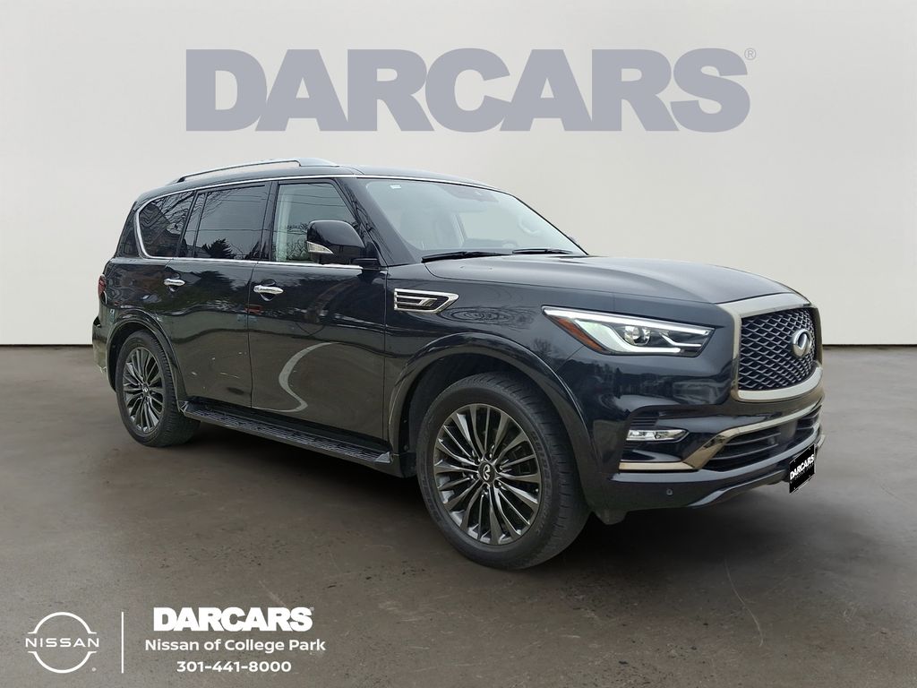 Mineral Black 2024 INFINITI QX80 Premium Select 4WD SUV / Crossover All-Wheel Drive 7-Speed Automatic