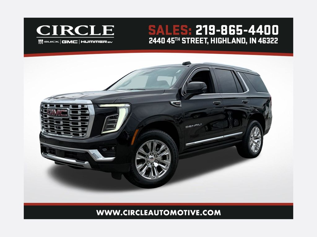 Onyx Black 2025 GMC Yukon SUV / Crossover Four-Wheel Drive