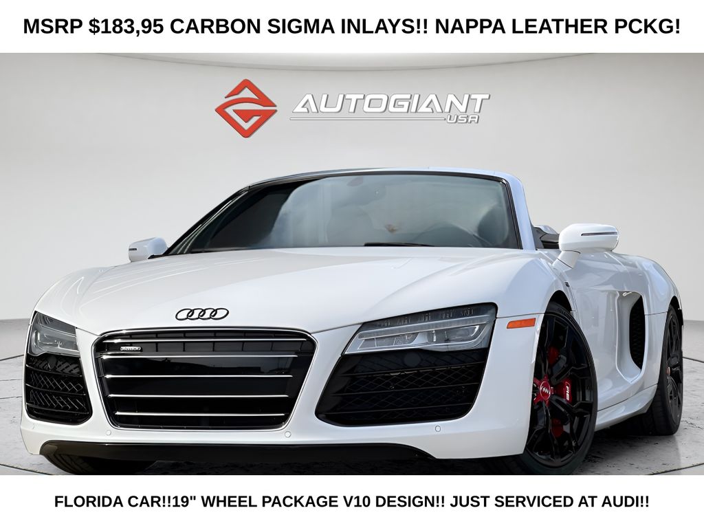 2014 Audi R8 quattro V10 Spyder AWD