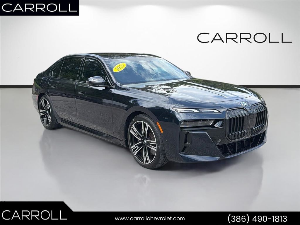 Carbon Black Metallic 2025 BMW i7 Sedan Rear-Wheel Drive Automatic