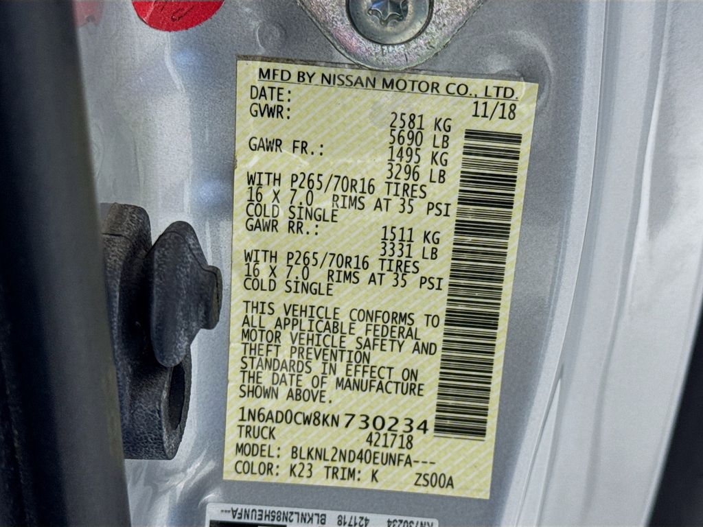 Used Car 2019 Nissan Frontier  Sv For Sale Under $20,000 In Austin, Texas