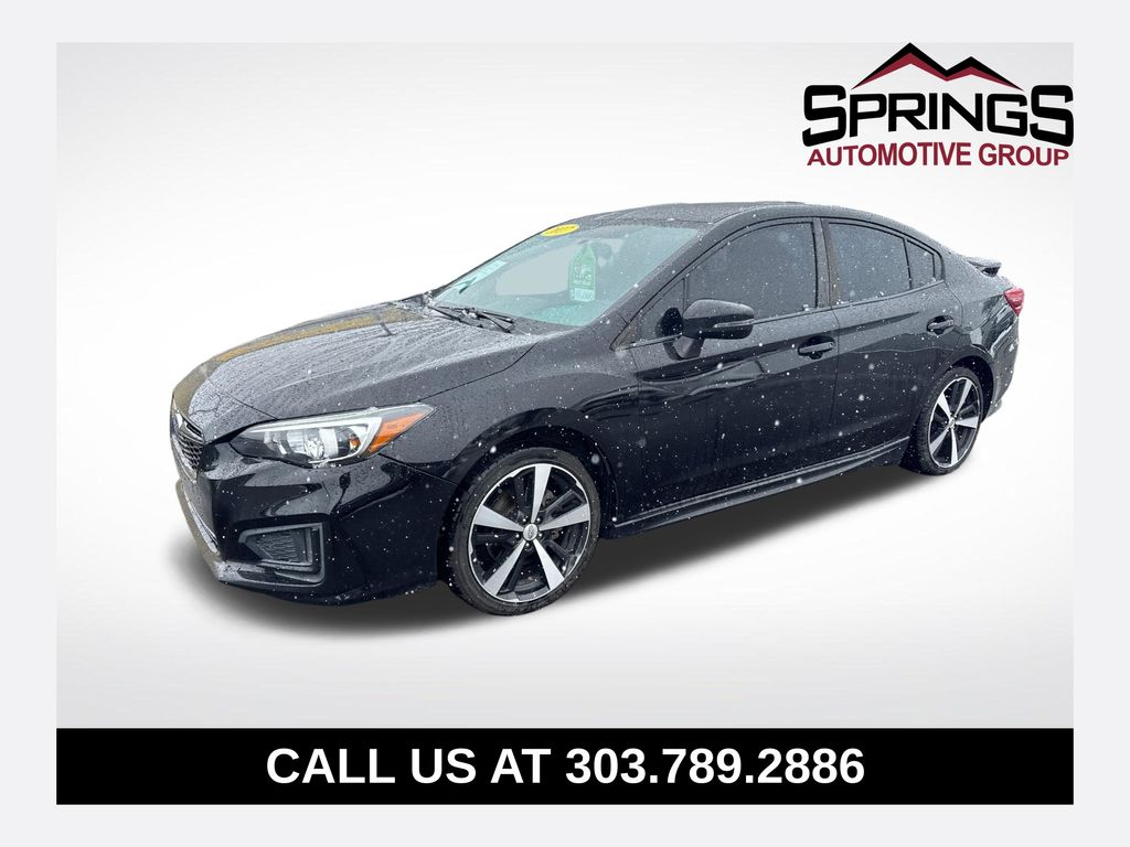 Crystal Black Silica 2017 Subaru Impreza Sedan All-Wheel Drive 5-Speed Manual