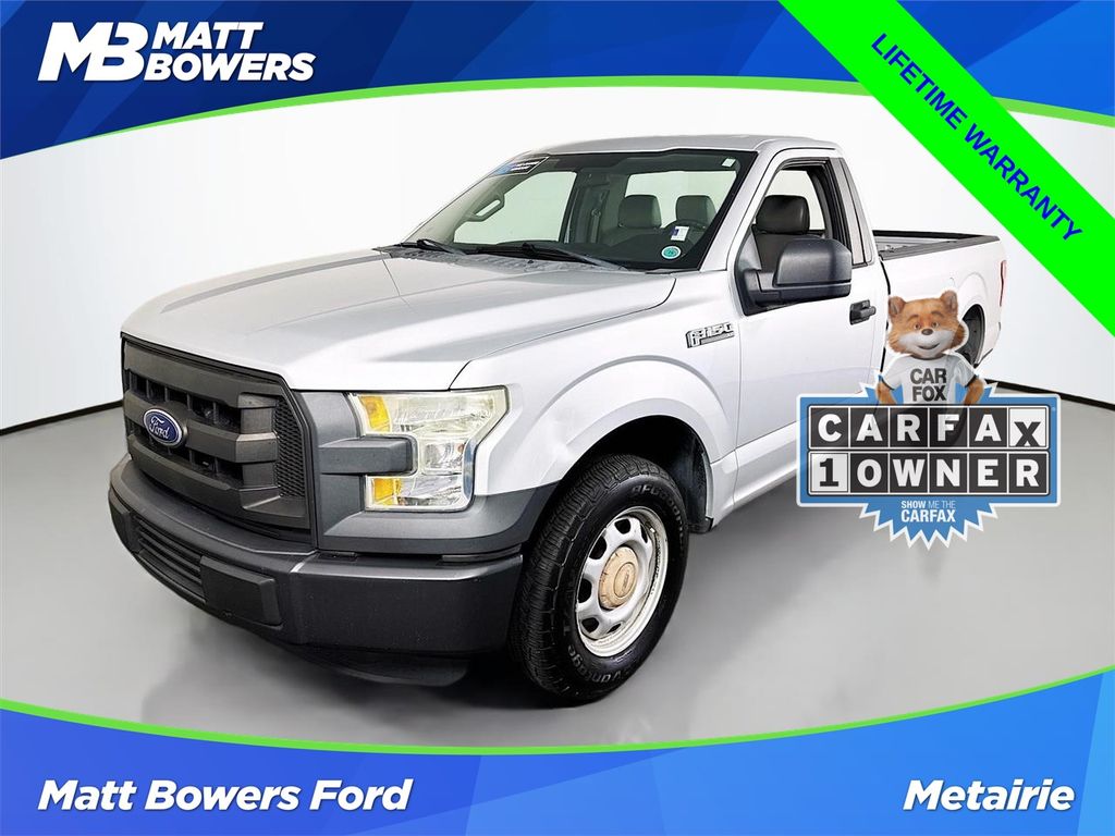 Ingot Silver Metallic 2016 Ford F-150 Pickup Truck 4X2 6-Speed Automatic