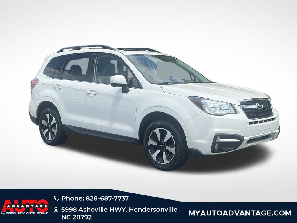 Crystal White Pearl 2017 Subaru Forester SUV / Crossover All-Wheel Drive Continuously Variable Transmission