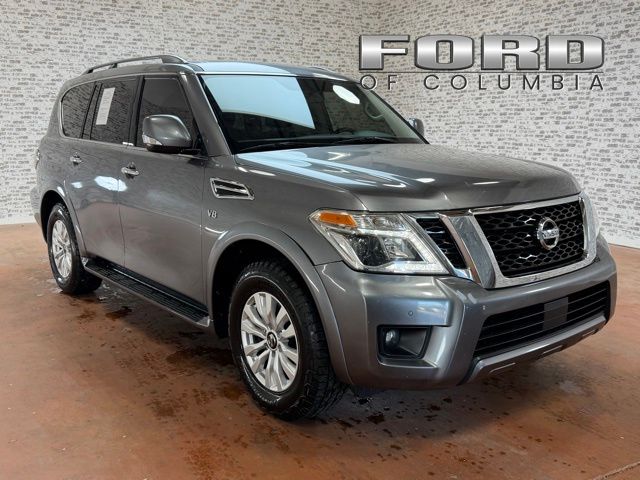 Brilliant Silver Metallic 2021 Nissan Armada SV 4WD SUV / Crossover Four-Wheel Drive 7-Speed Automatic