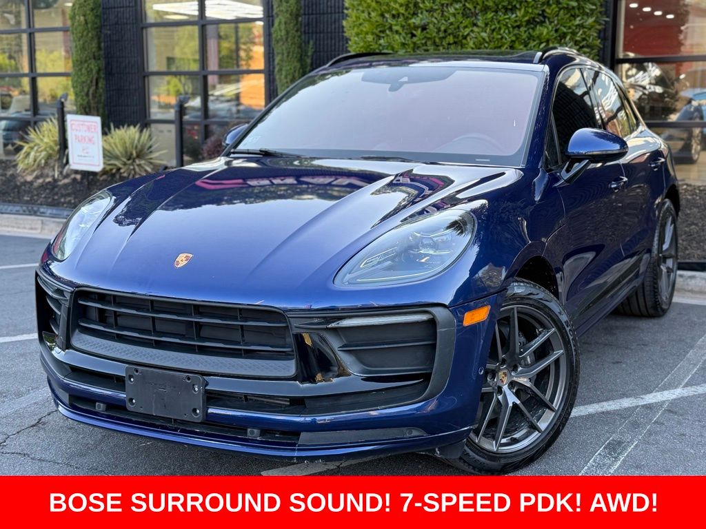 Gentian Blue Metallic 2023 Porsche Macan SUV / Crossover All-Wheel Drive 7-Speed Automatic
