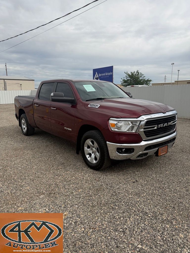 Delmonico Red Pearlcoat 2020 RAM 1500 Big Horn Crew Cab 4WD Pickup Truck Four-Wheel Drive 8-Speed Automatic