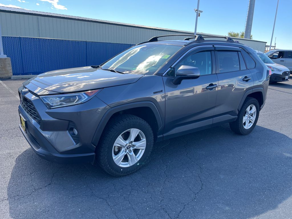Magnetic Gray Metallic 2021 Toyota RAV4 Hybrid XLE AWD SUV / Crossover All-Wheel Drive Continuously Variable Transmission