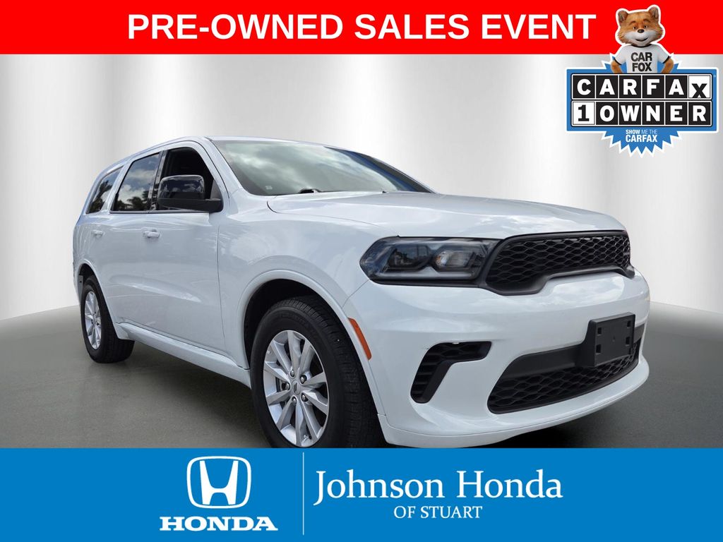 White Knuckle Clearcoat 2025 Dodge Durango SUV / Crossover Rear-Wheel Drive 8-Speed Automatic