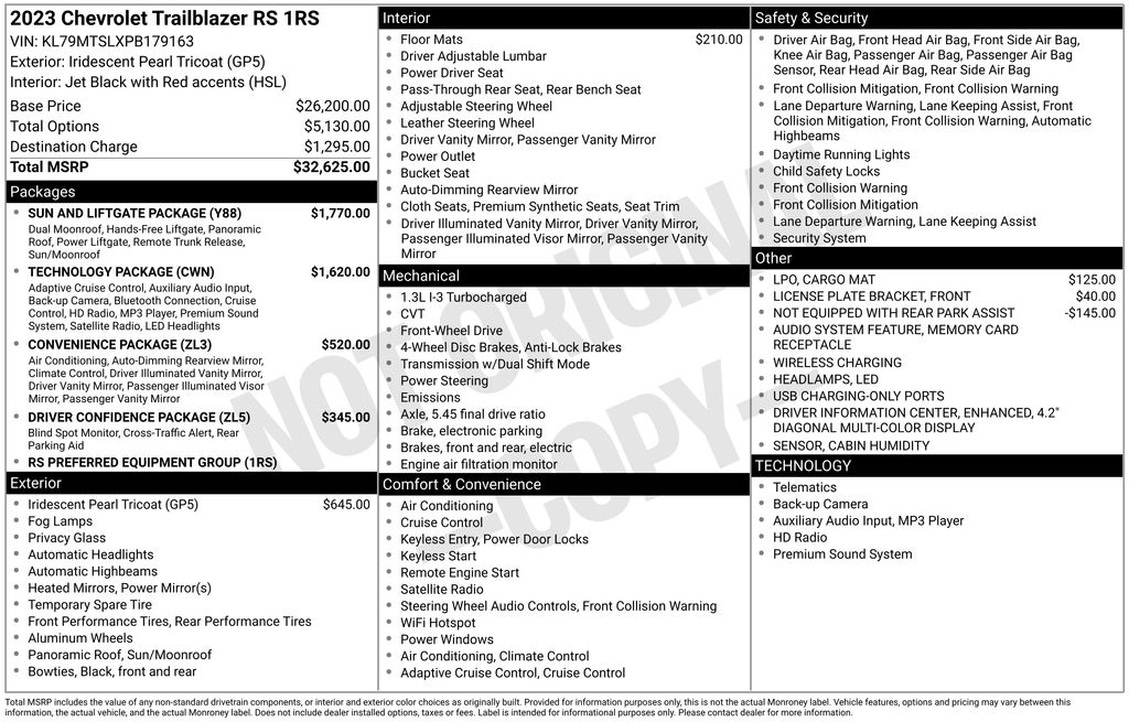 Thumbnail: 2023 Chevrolet TrailBlazer - 32