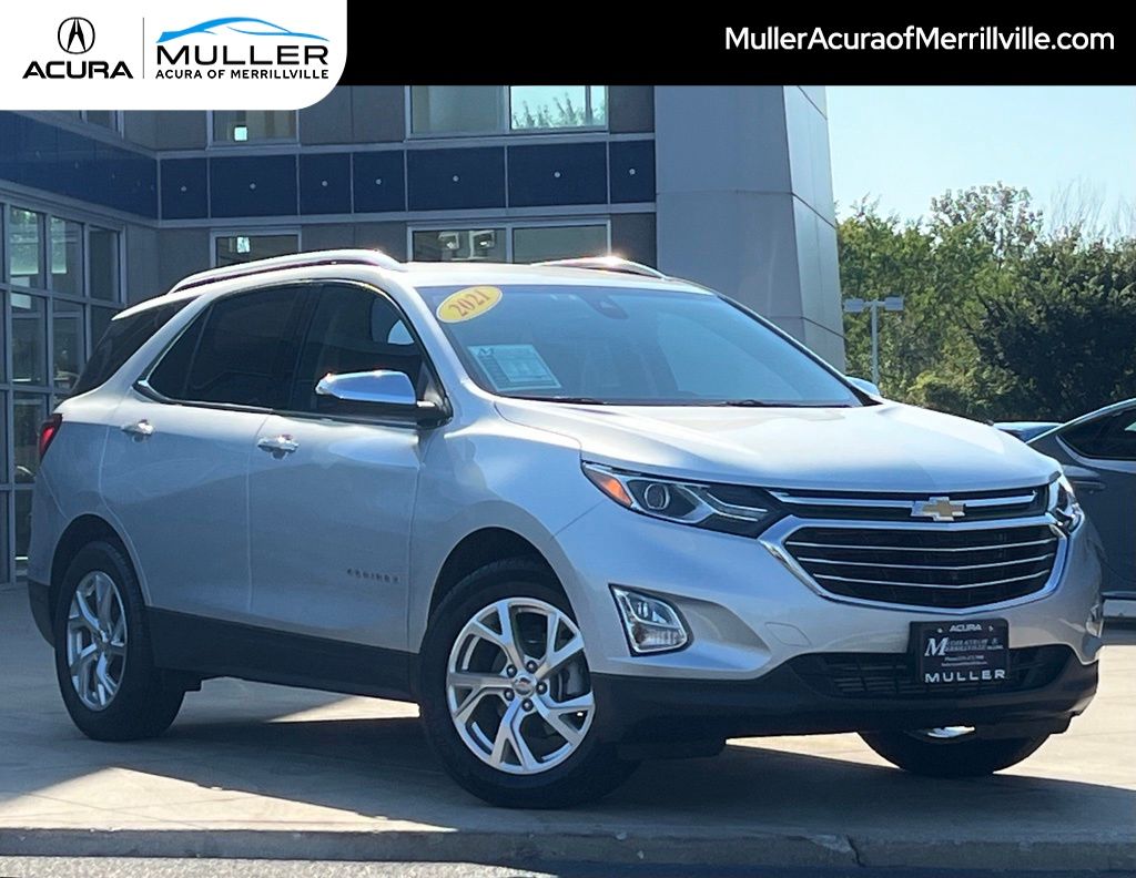 Silver Ice Metallic 2021 Chevrolet Equinox SUV / Crossover Four-Wheel Drive 6-Speed Automatic Overdrive