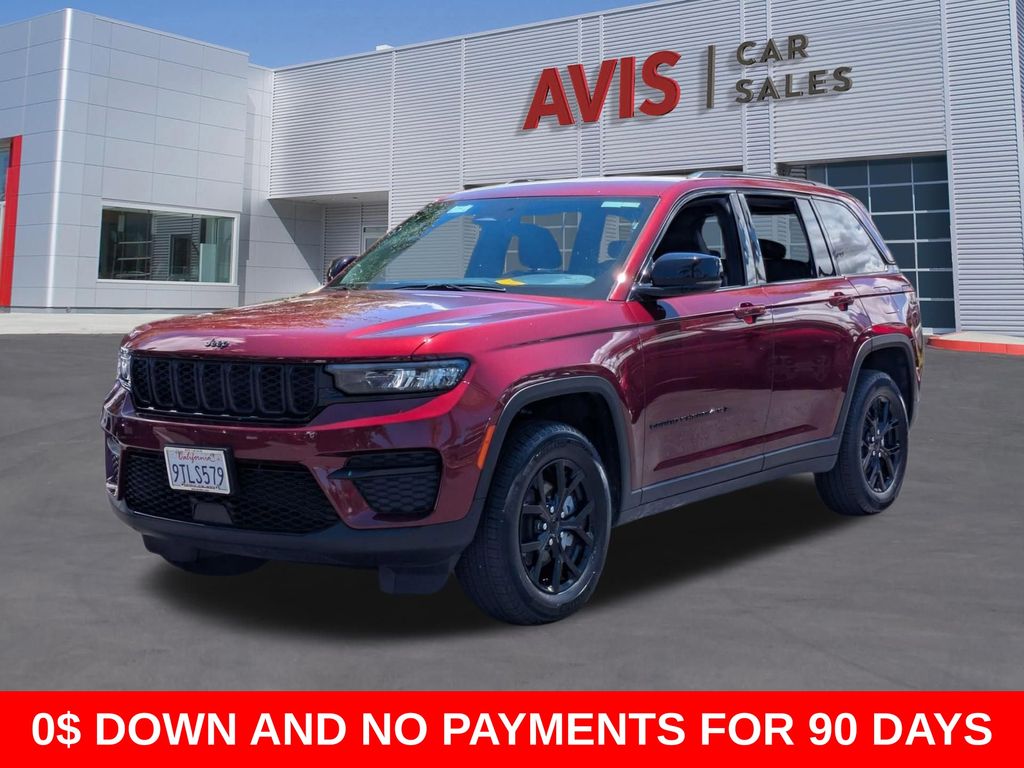 Red 2025 Jeep Grand Cherokee Altitude 4WD SUV / Crossover Four-Wheel Drive 8-Speed Automatic