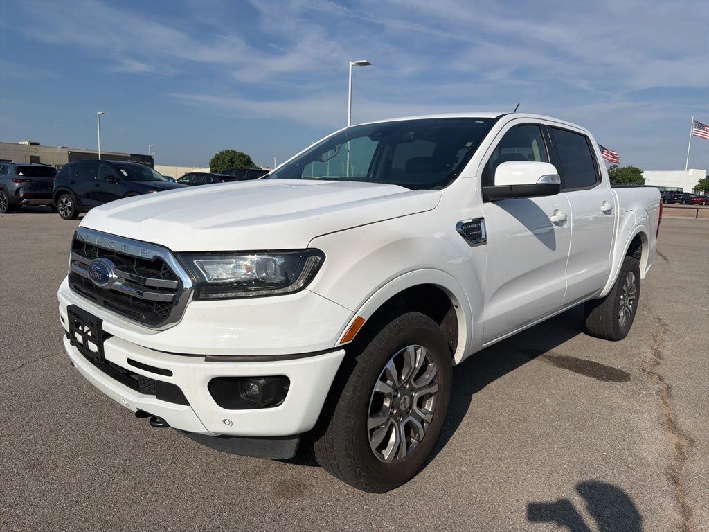 Oxford White 2020 Ford Ranger Lariat SuperCrew RWD Pickup Truck 4X2 Automatic
