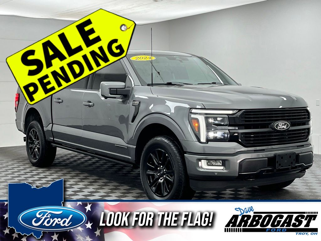 Gray Metallic 2024 Ford F-150 Pickup Truck Four-Wheel Drive Automatic