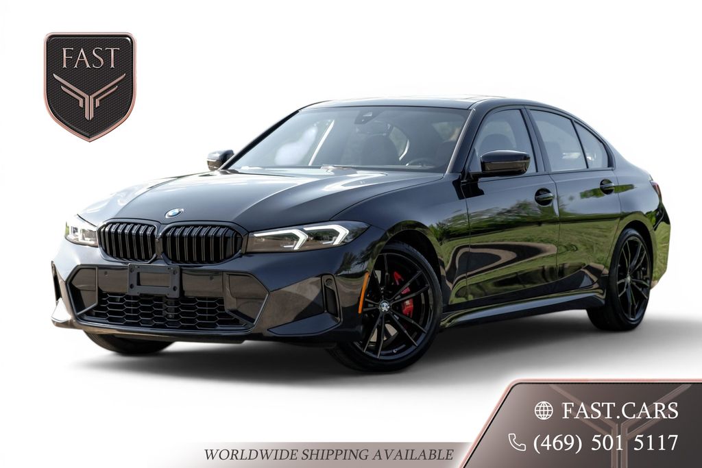 Black Sapphire Metallic 2024 BMW 3 Series Sedan Rear-Wheel Drive 8-Speed Automatic