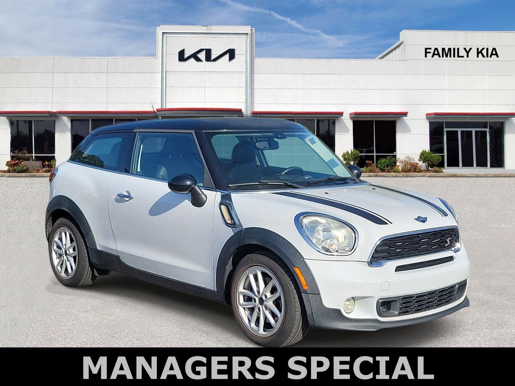 Light White 2015 MINI Cooper Paceman S FWD Hatchback Front-Wheel Drive 6-Speed Manual