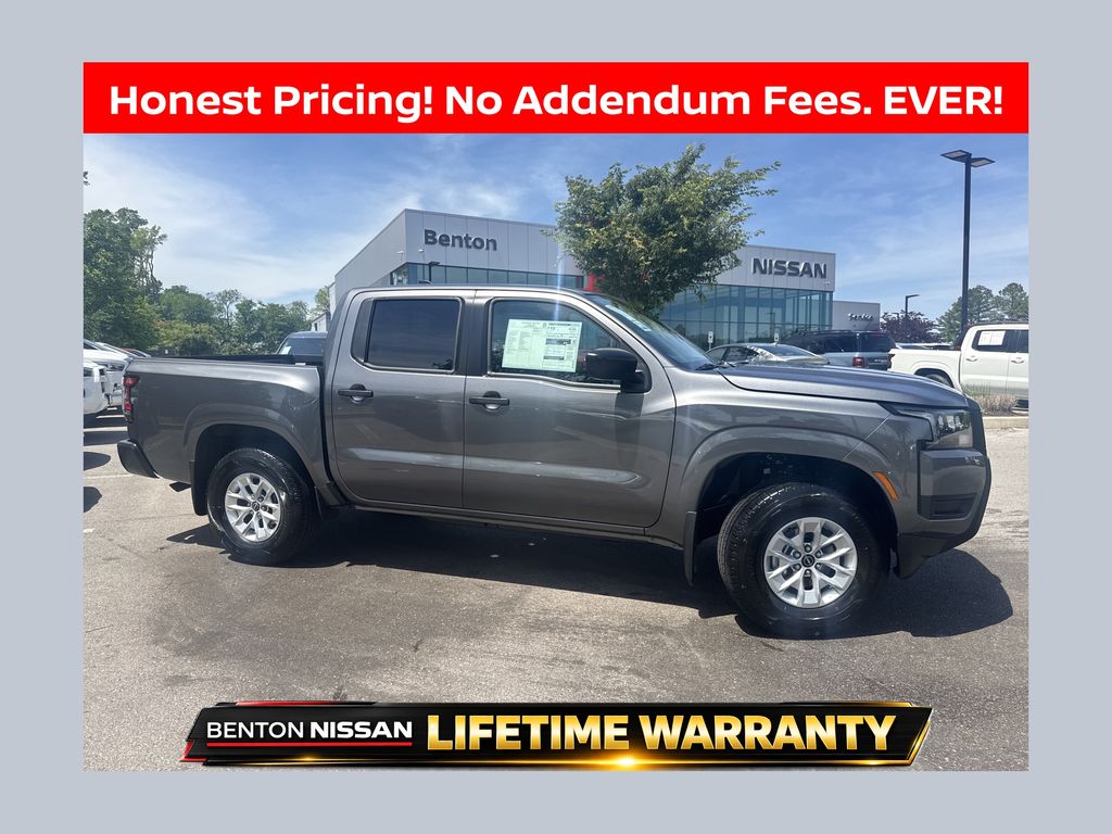 Gray (Gun Metallic) 2026 Nissan Frontier Pickup Truck Four-Wheel Drive 9-Speed Automatic Overdrive