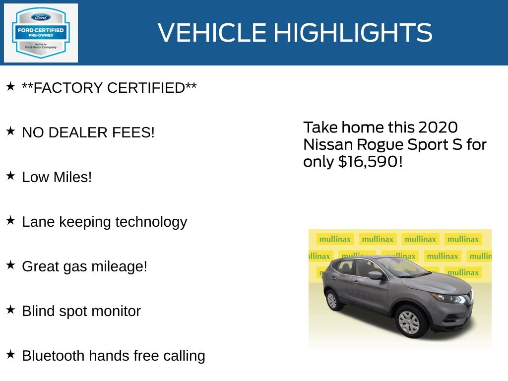 Certified Used 2020 Gray Nissan S image 12