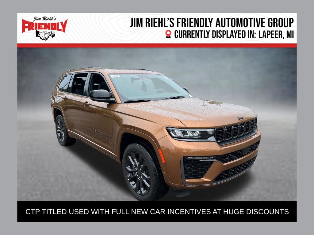Red (Copper Shino Metallic Clearcoat) 2026 Jeep Grand Cherokee L SUV / Crossover Four-Wheel Drive 8-Speed Automatic