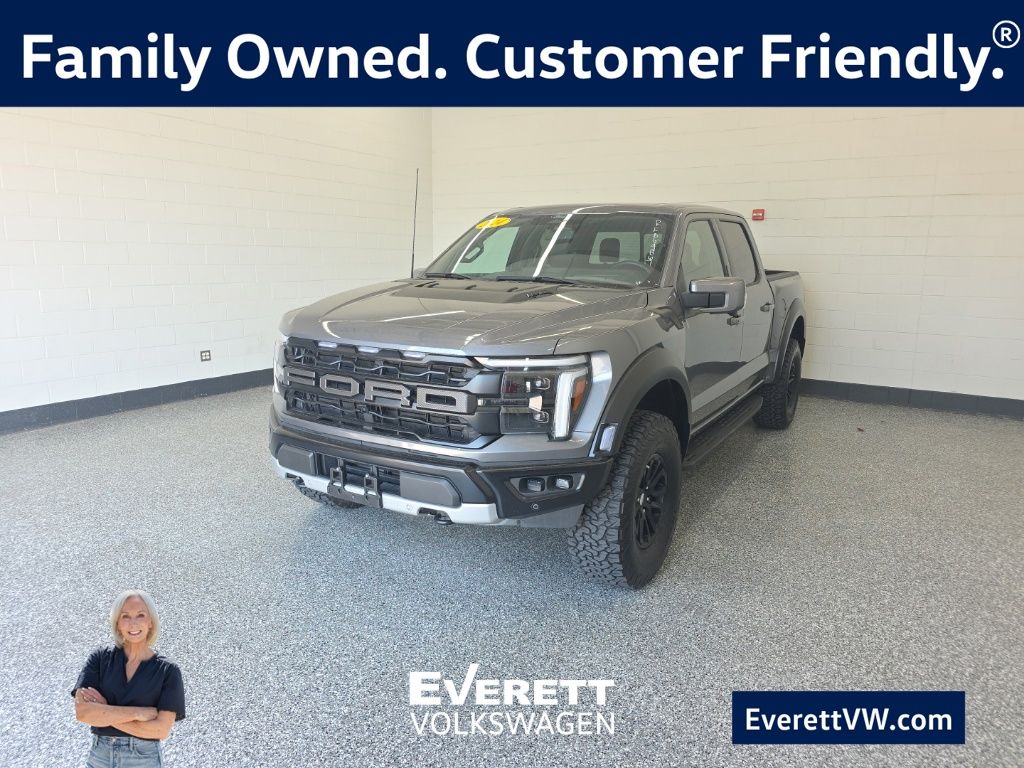 Gray Metallic 2024 Ford F-150 Pickup Truck Four-Wheel Drive Automatic