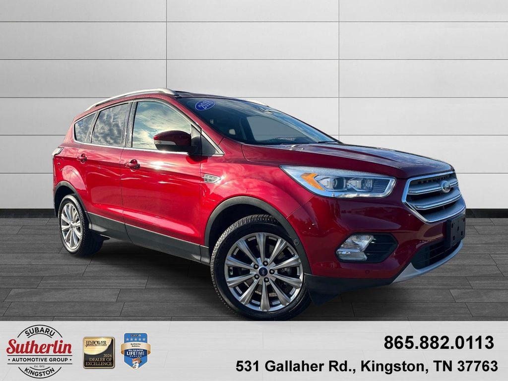 Ruby Red Metallic 2018 Ford Escape SUV / Crossover All-Wheel Drive 6-Speed Automatic