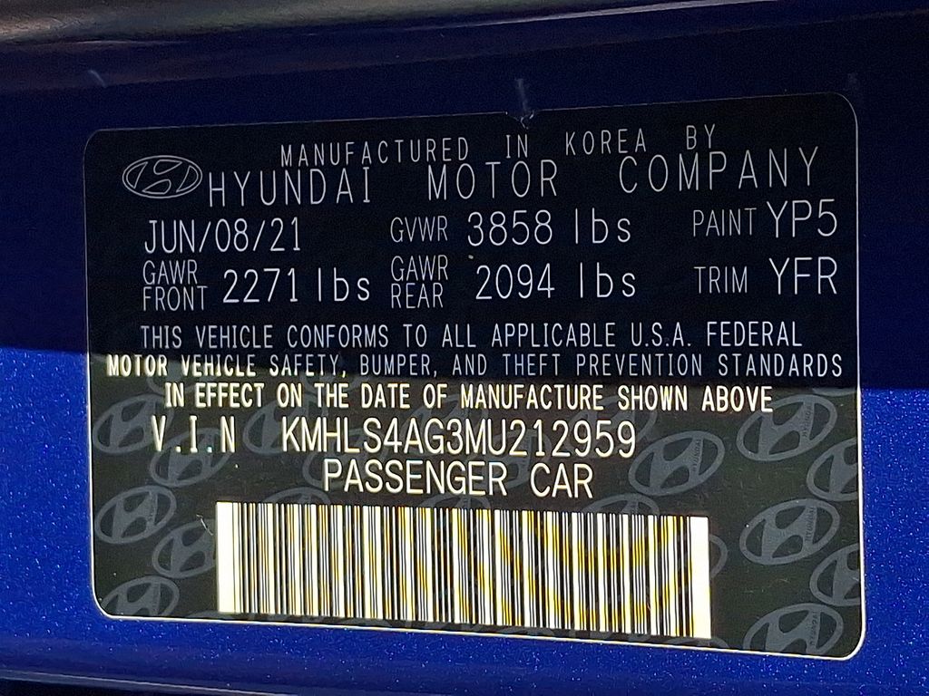 2021 Hyundai Elantra SEL Blue at Phil Fitts Ford