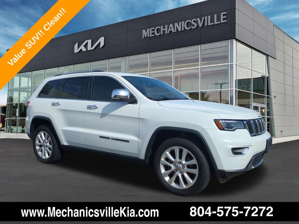 Bright White Clearcoat 2017 Jeep Grand Cherokee SUV / Crossover Four-Wheel Drive 8-Speed Automatic