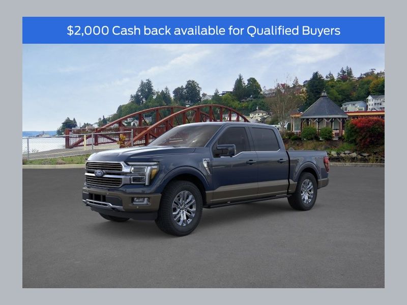 Antimatter Blue Metallic 2026 Ford F-150 Pickup Truck Four-Wheel Drive Automatic