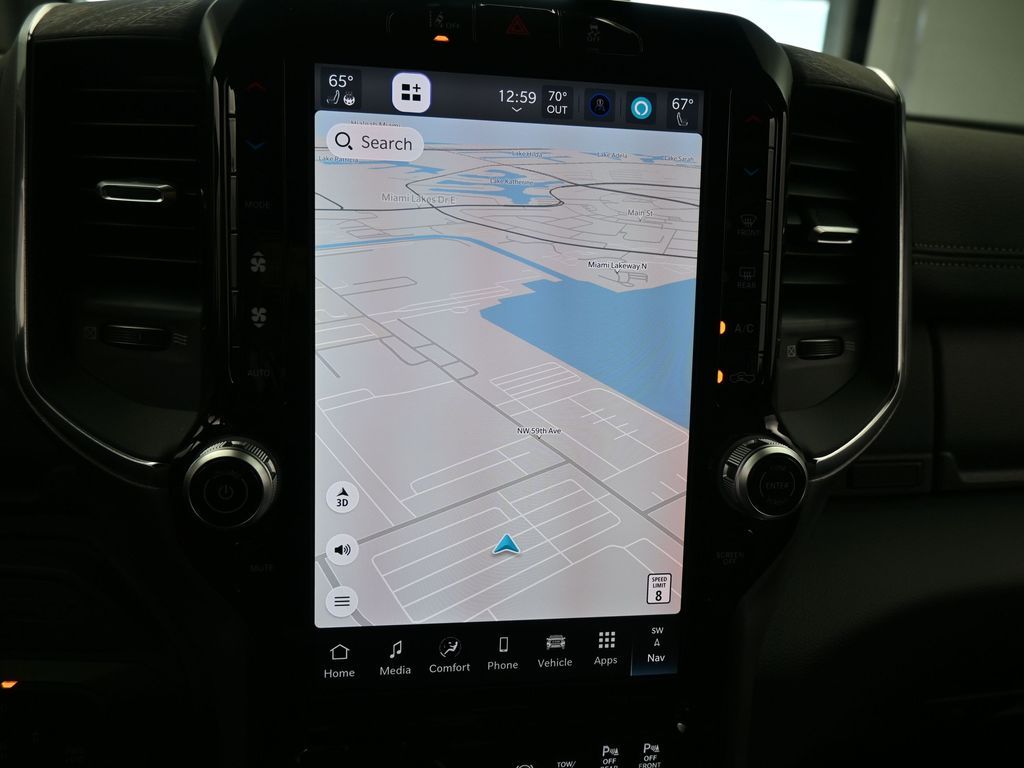 New 2026 Diamond Black Crystal Pearlcoat Ram Laramie image 19