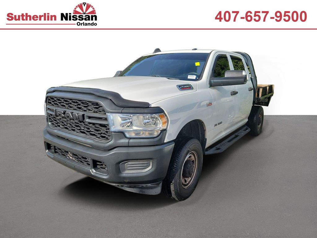 Bright White Clearcoat 2021 RAM 2500 Pickup Truck Four-Wheel Drive 8-Speed Automatic