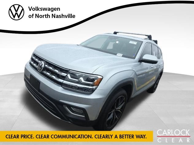 Reflex Silver Metallic 2019 Volkswagen Atlas SEL Premium 4Motion SUV / Crossover All-Wheel Drive 8-Speed Automatic