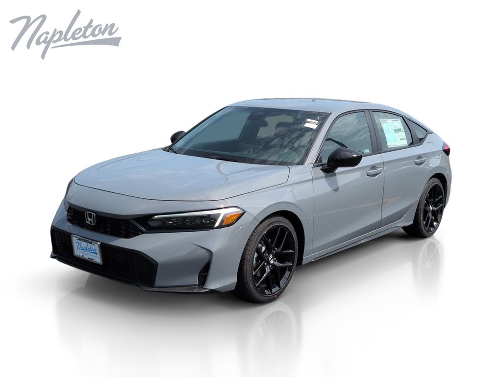 Urban Gray Pearl 2026 Honda Civic Hatchback Hatchback Front-Wheel Drive Continuously Variable Transmission