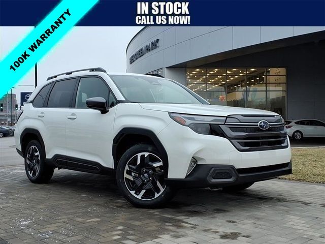 Crystal White Pearl 2026 Subaru Forester SUV / Crossover All-Wheel Drive Continuously Variable Transmission