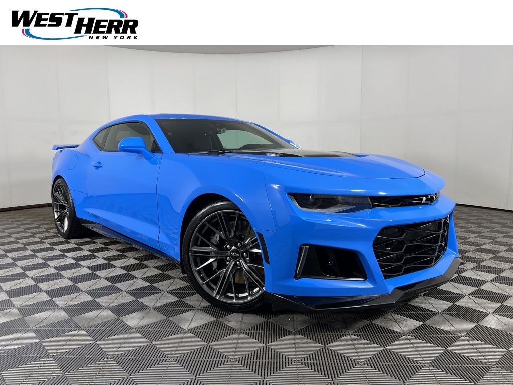 Rapid Blue 2023 Chevrolet Camaro ZL1 Coupe RWD Coupe Rear-Wheel Drive 6-Speed Manual