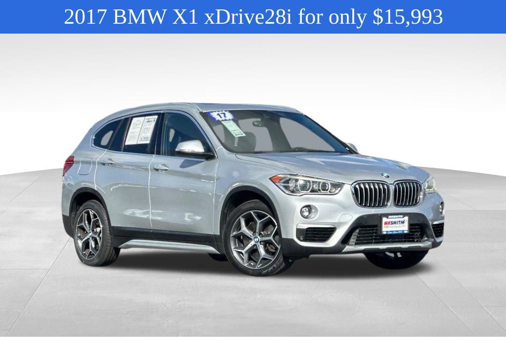 Glacier Silver Metallic 2017 BMW X1 xDrive28i AWD SUV / Crossover All-Wheel Drive 8-Speed Automatic