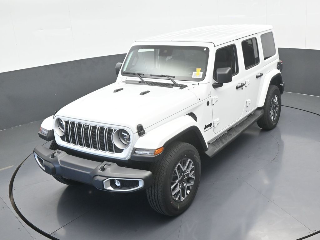 New 2025 Bright White Clearcoat Jeep Sahara image 44