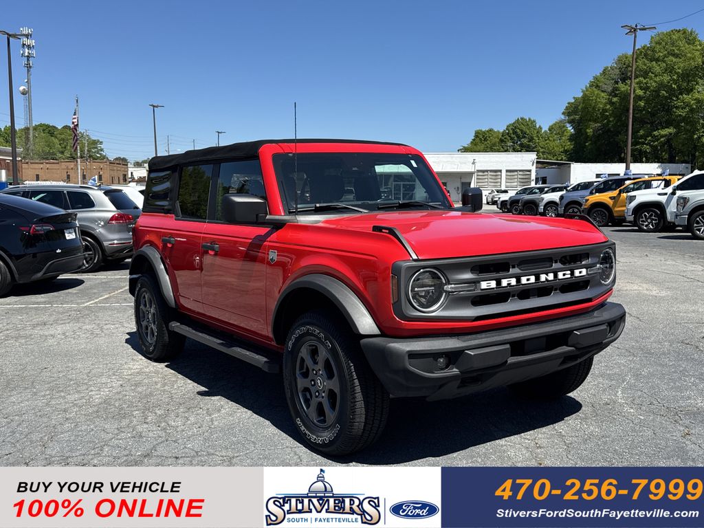Race Red 2022 Ford Bronco Big Bend 4-Door 4WD SUV / Crossover Four-Wheel Drive Automatic