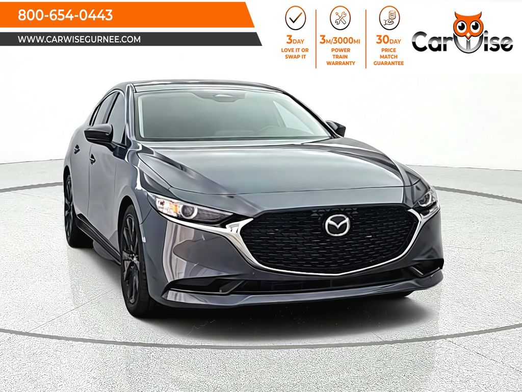 Polymetal Gray Metallic 2024 Mazda MAZDA3 Sedan All-Wheel Drive 6-Speed Automatic