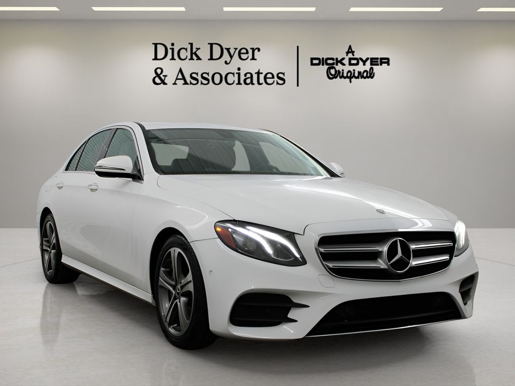Polar White 2017 Mercedes-Benz E-Class E 300 4MATIC Sedan All-Wheel Drive 9-Speed Automatic