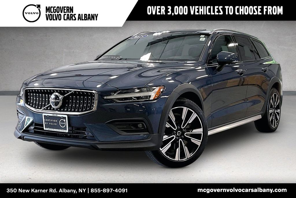 Denim Blue Metallic 2025 Volvo V60 Wagon All-Wheel Drive Automatic