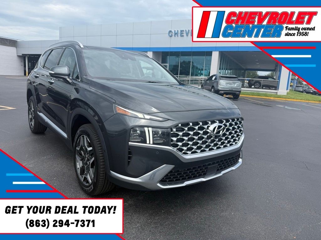 Portofino Gray 2023 Hyundai Santa Fe SUV / Crossover All-Wheel Drive Automatic