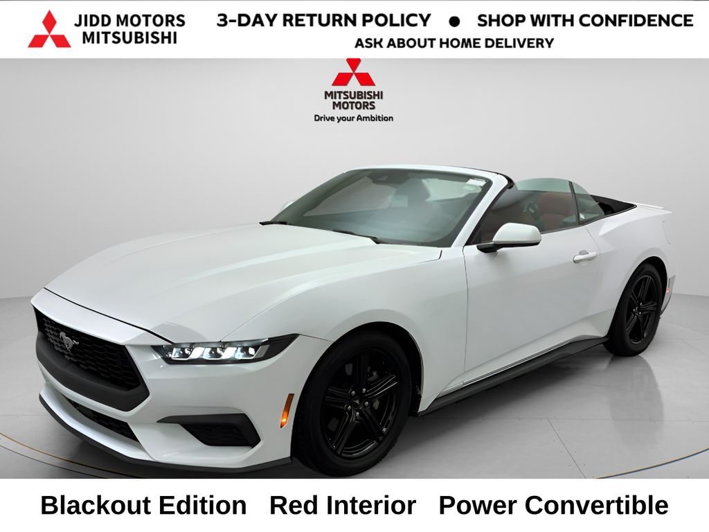 Oxford White 2024 Ford Mustang Convertible Rear-Wheel Drive Automatic