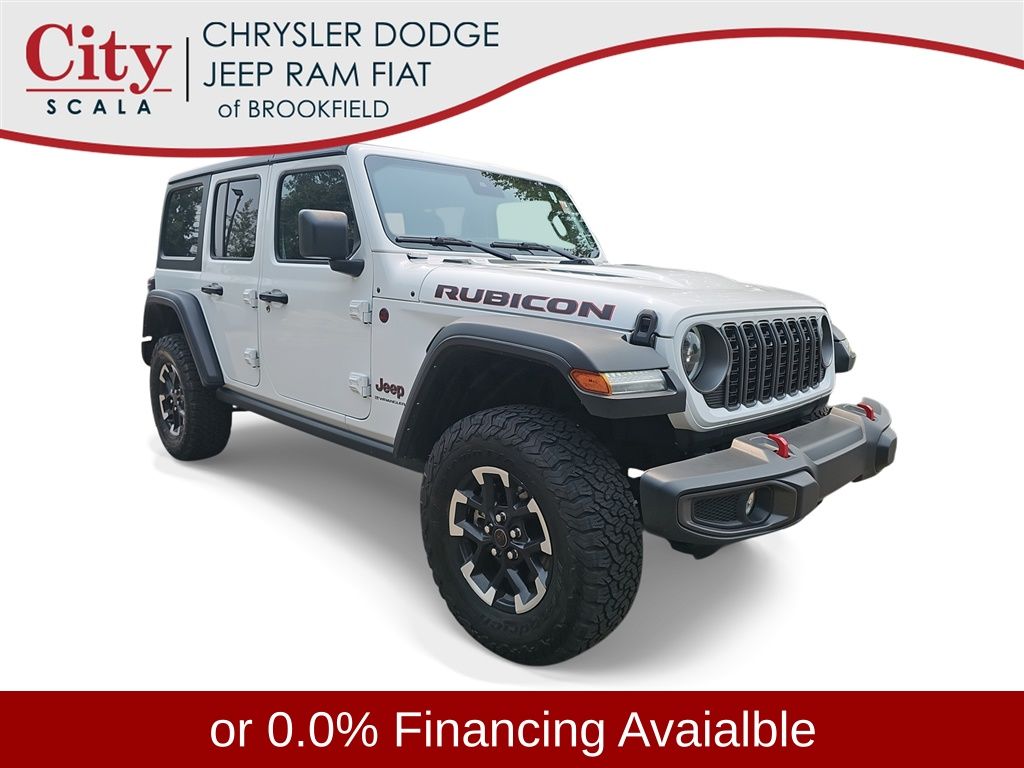 Bright White Clearcoat 2025 Jeep Wrangler SUV / Crossover Four-Wheel Drive 8-Speed Automatic