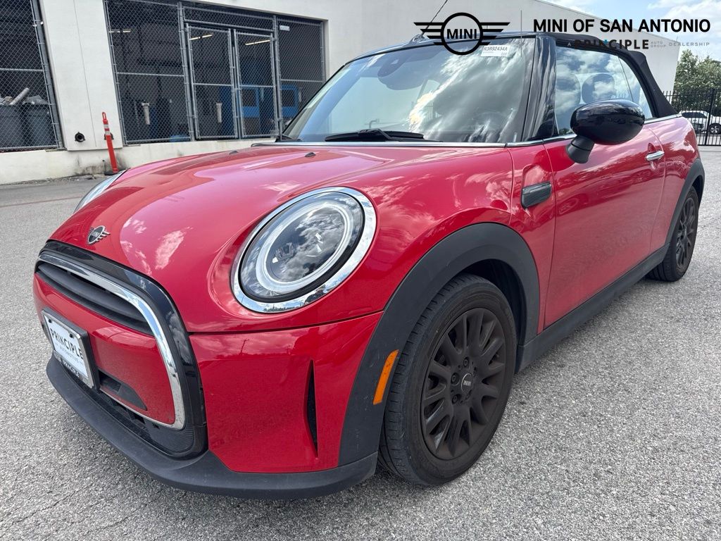 Chili Red 2024 MINI Cooper Convertible Front-Wheel Drive 7-Speed Automatic