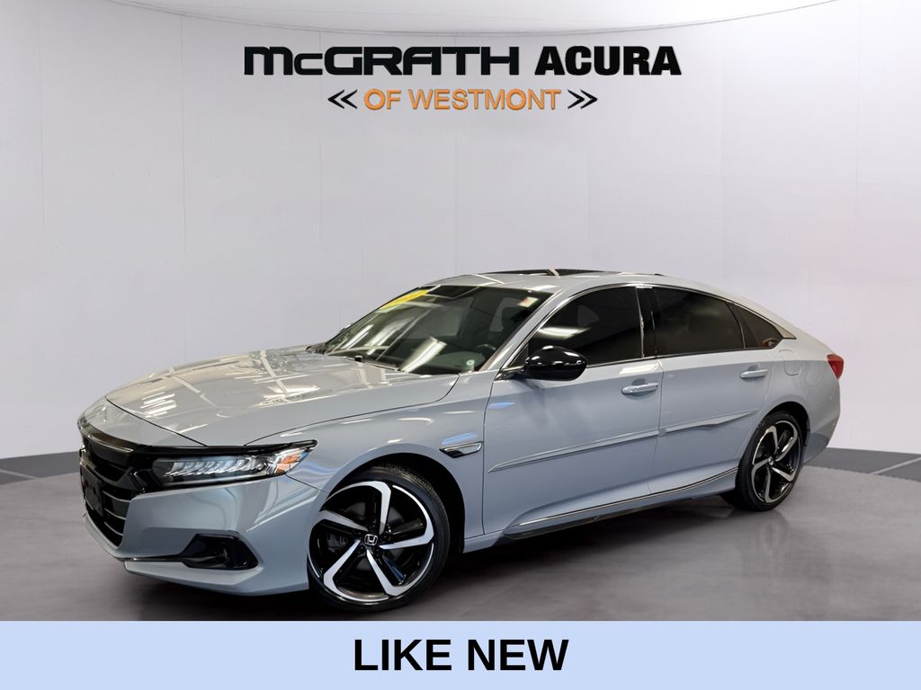 Sonic Gray Pearl 2021 Honda Accord Sport FWD Sedan Front-Wheel Drive Automatic