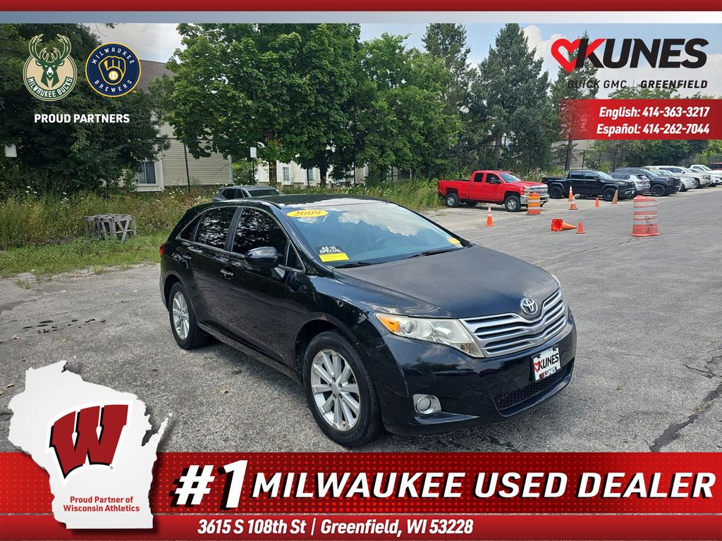 Black 2009 Toyota Venza SUV / Crossover Front-Wheel Drive 6-Speed Automatic Overdrive