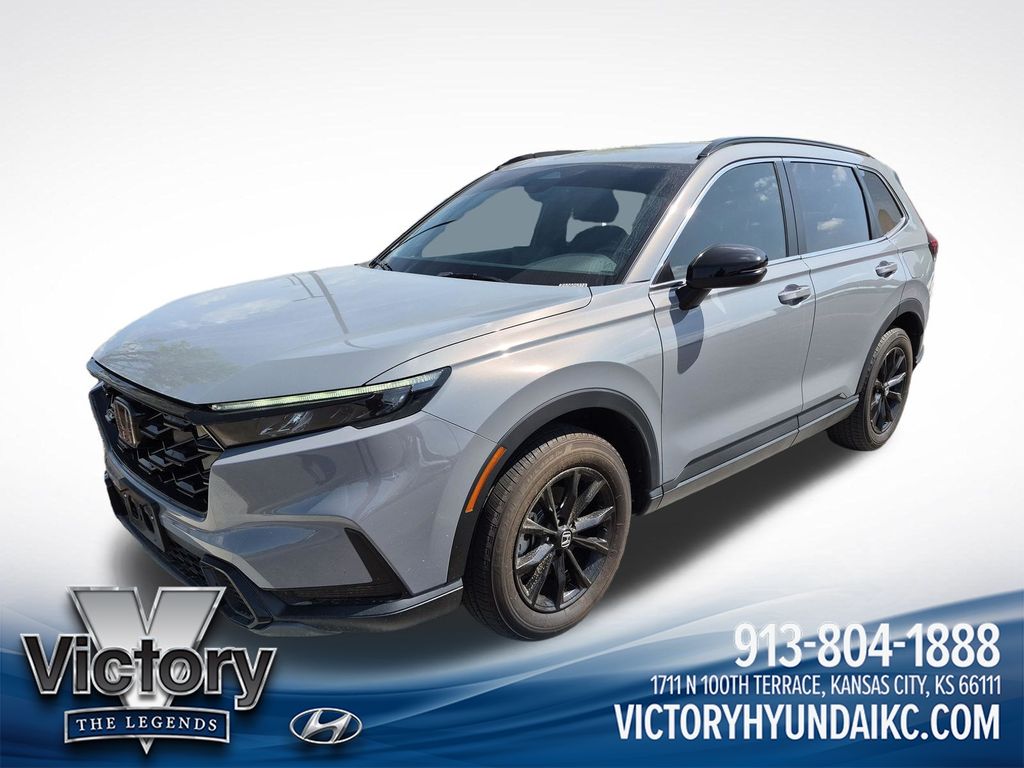 Urban Gray Pearl 2024 Honda CR-V Hybrid SUV / Crossover All-Wheel Drive Continuously Variable Transmission