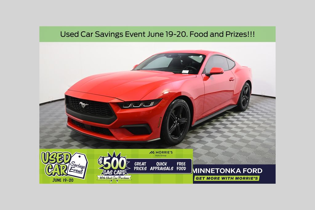 Race Red 2024 Ford Mustang Coupe Rear-Wheel Drive Automatic
