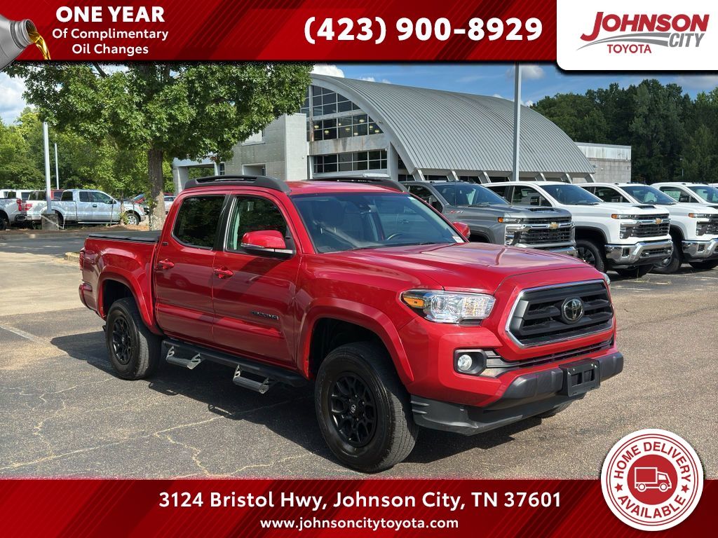 Barcelona Red Metallic 2022 Toyota Tacoma Pickup Truck Four-Wheel Drive 6-Speed Automatic